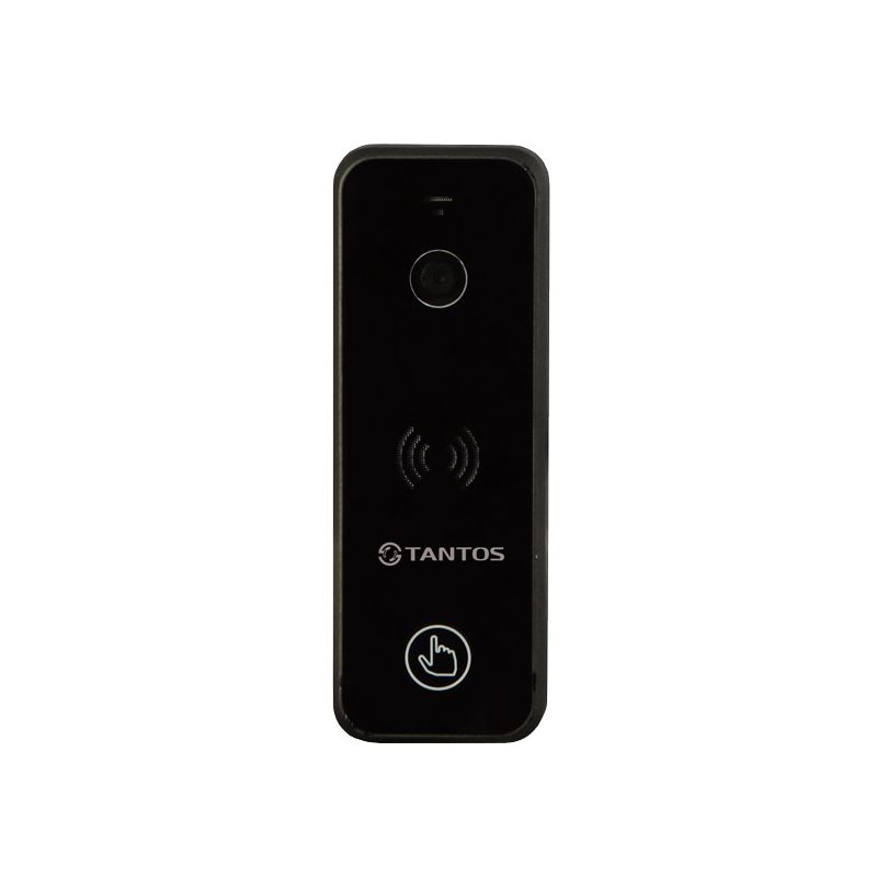 Tantos iPanel 1 (Black) Вызывная панель видеодомофона, 800ТВЛ, PAL, угол обзора 60°, от - 30 до +50°С, IP66, накладная, уголок в комплекте