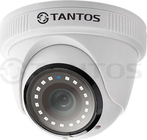 Tantos TSc-EBecof1 (2.8) 1Mp Купольная видеокамера, UVC (4в1), 720p с функцией «День/Ночь», 1/4" Progressive CMOS Sensor