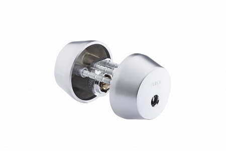 Abloy CY002U Satin Комплект цилиндров ключ/ключ (матовый хром)