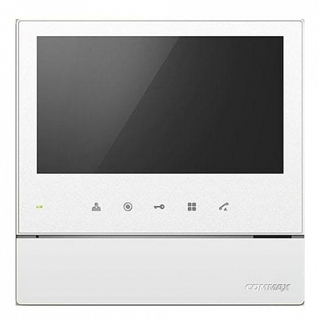 Commax CDV-70H2 (Белый) Монитор цветного видеодомофона, 7.0&amp;quot;, TFT LCD, PAL/NTSC, без трубки (Hands Free), подключение 2х вызывных блоков и трубки DP-4VHP, вызов и связь &amp;quot;трубка-монитор&amp;quot;, накладное исполнение, AC 110-240В