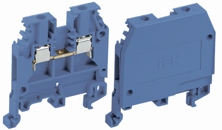 IEK ЗНИ-2.5 Зажим наборный 2.5мм2 (JXB24А) синий (YZN10-002-K07)