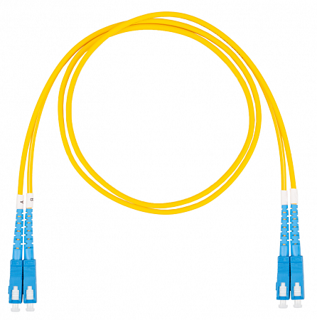 DATAREX SC-SC, дуплекс (duplex) OS2, нг(А)-HF, желтый, 7,0 м Шнур оптический коммутационный (патч-корд)