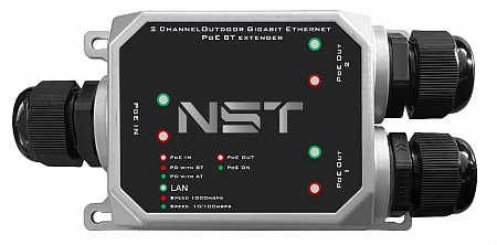 NST NS-EXSW-3GP/W Удлинитель Ethernet + PoE