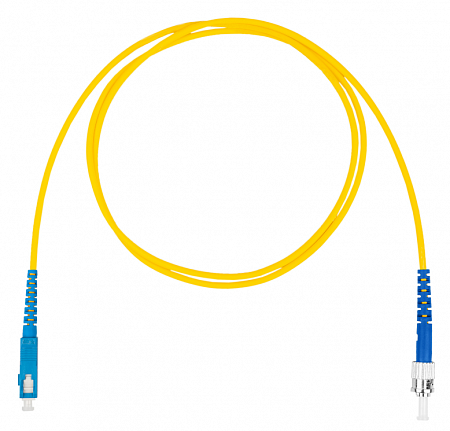 DATAREX SC-ST симплекс (simplex) OS2, нг(А)-HF, желтый, 3,0 м Шнур оптический коммутационный (патч-корд)